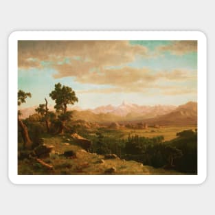 Wind River Country by Albert Bierstadt Sticker